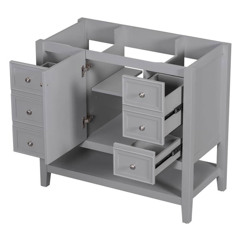 36" Bathroom Vanity without Sink