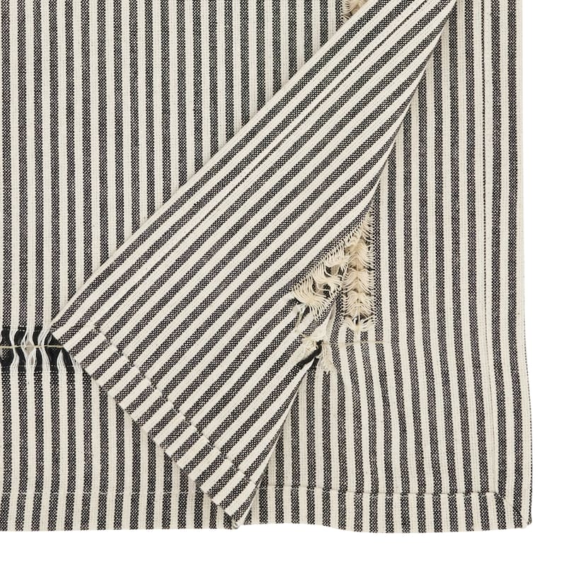 Stripe Hemstitch Design Table Runner
