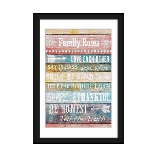 iCanvas "Family Rules" by Conrad Knutsen - Bed Bath & Beyond - 37406427
