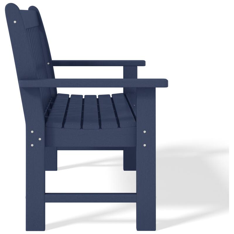 Polytrends Laguna 51" Outdoor Patio 2-Person Garden Bench