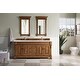 preview thumbnail 2 of 33, James Martin Vanities Brookfield 72" Double Vanity, Country Oak