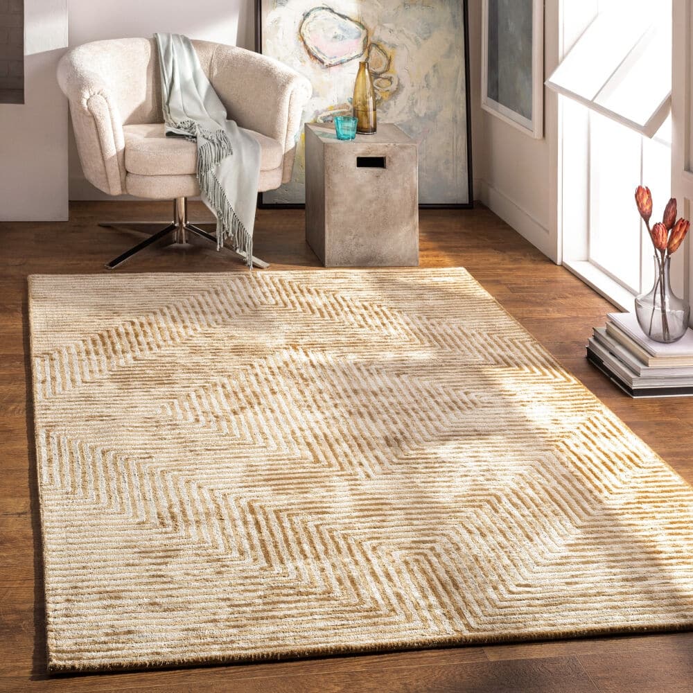 Livabliss Modern & Contemporary Quartz Stripe Area Rug