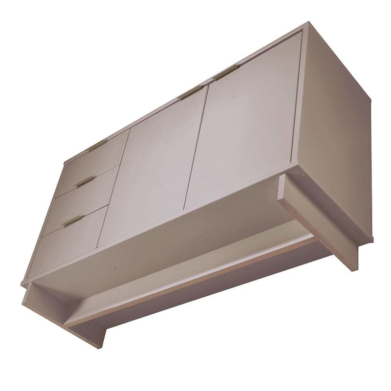Manhattan Comfort Granville 55.07" 3 Drawer Modern Sideboard