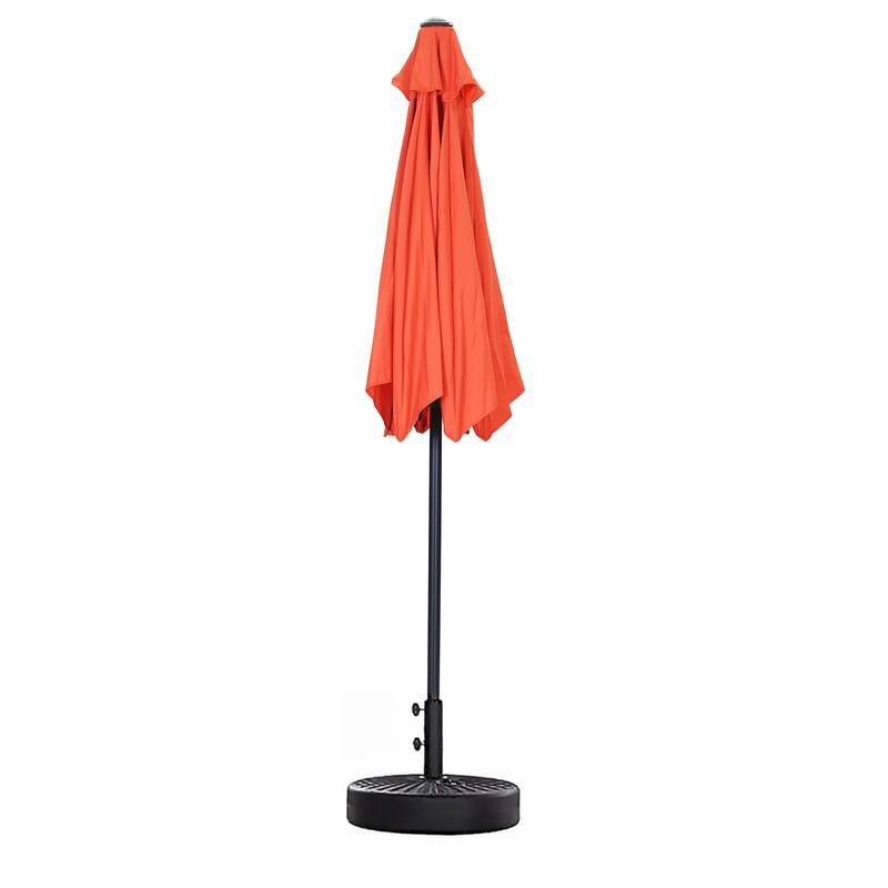 Ainfox 7.5ft Patio Umbrella with Base Outdoor Umbrella