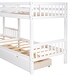 preview thumbnail 15 of 15, Twin L-Shaped Bunk bed with Drawers,Space-Efficient Multifunctional Bunk Bed With Storag