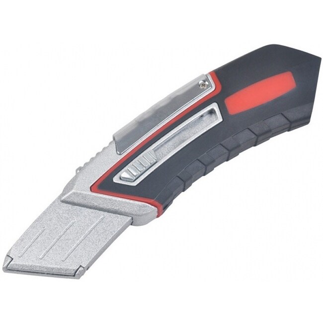 Shop Steel Grip Dr76528 Sliding Safety Knife Silver Red On Sale Overstock 28017054