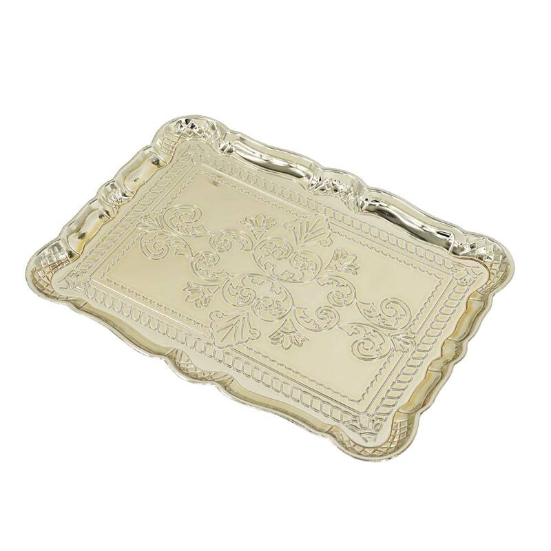 6 Pack Plastic Charger Plate, 11.8" x 9.1"