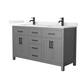 Option Dark Gray / Giotto Quartz Top / Matte Black