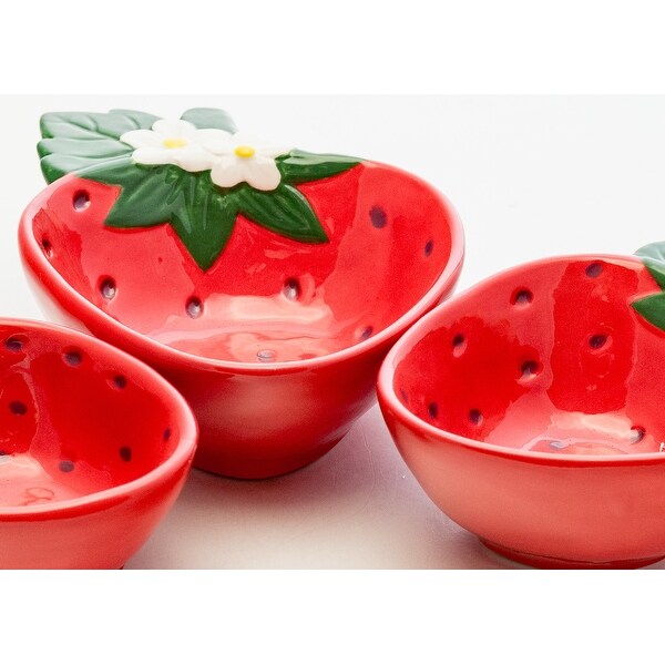10 Strawberry Street Fruit Measuring Cups, set of 4 - Bed Bath