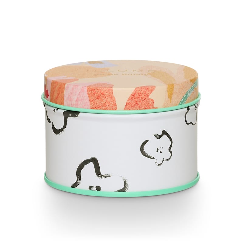 ILLUME Go Be Lovely Blood Orange Dahlia Candle - Fleur Tin