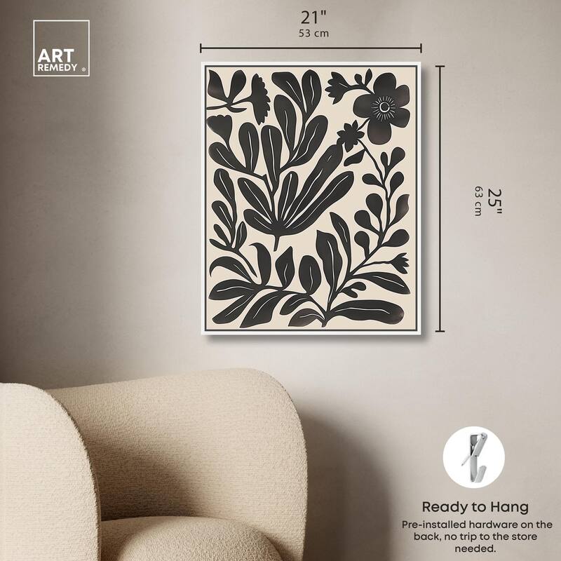 Ebony Eden Essence II Canvas by Art Remedy