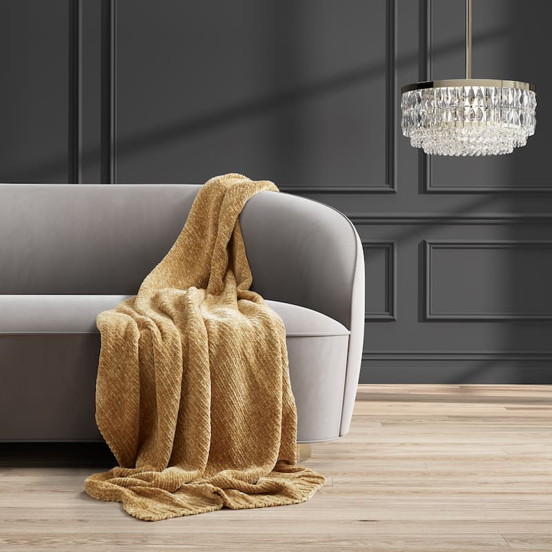 J. Queen New York Birmingham Chenille Throw