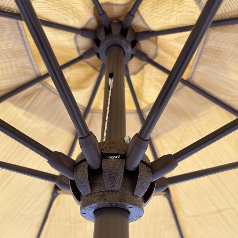 Tropishade 7.5 ft Market Umbrella with Sunbrella 8012 Dupione Cornsilk
