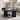 33.4 in Small Round Coffee Table, Circle Center Table with Fluted Legs - 33.4"D x 33.4"W x 15.7"H