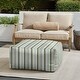 preview thumbnail 5 of 31, Sorra Home Sunbrella Outdoor Knife Edge Bean Pouf