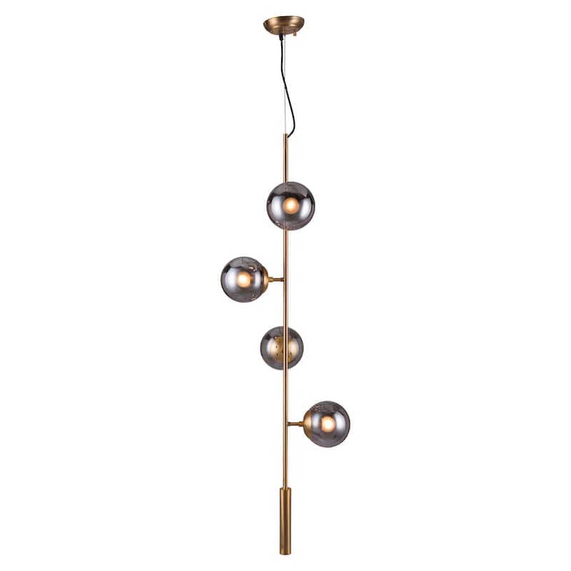 Autumn Oaks Ceiling Lamp Brass