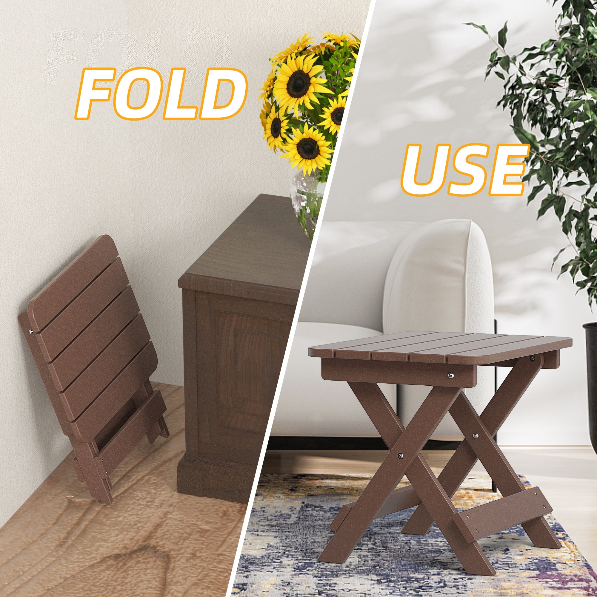 Small adirondack folding best sale table