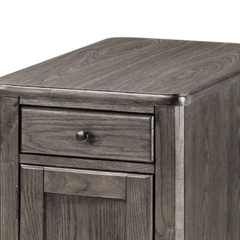 Chromcraft Peter Revington End Table in Gray Finish