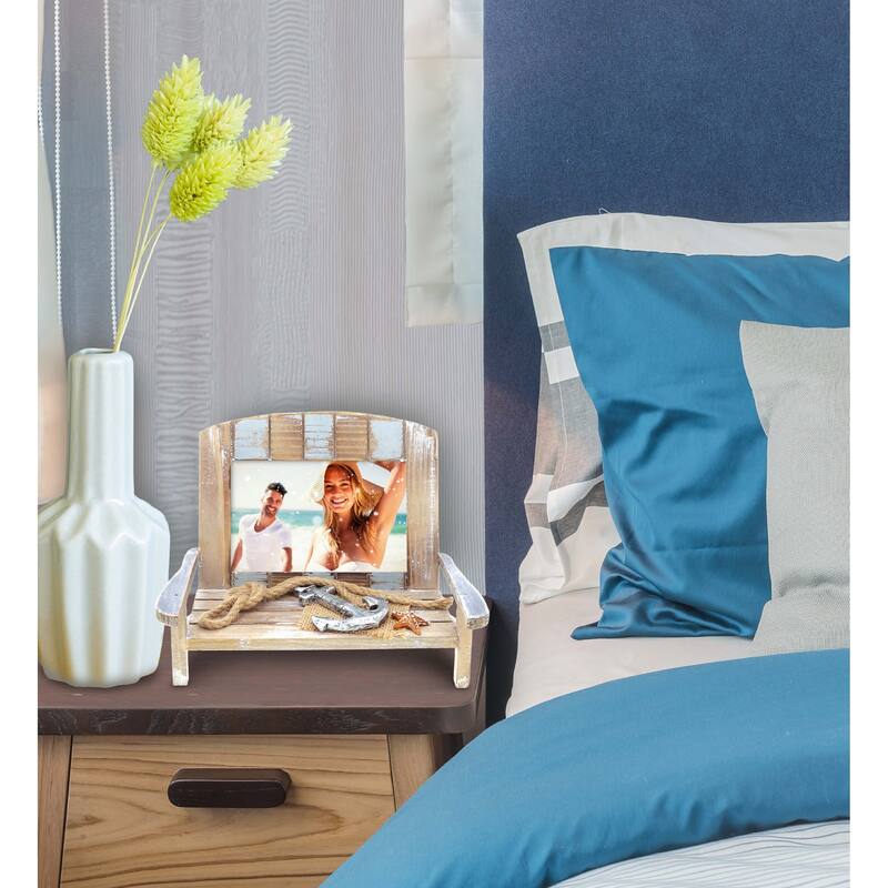 CoTa Global Neptune Beach Chair Photo Frame and Wooden Jewelry Box