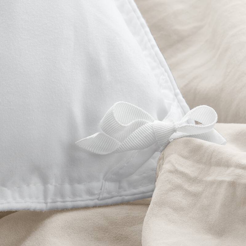 Bare Home Premium Washed Microfiber Duvet Cover and Sham Set