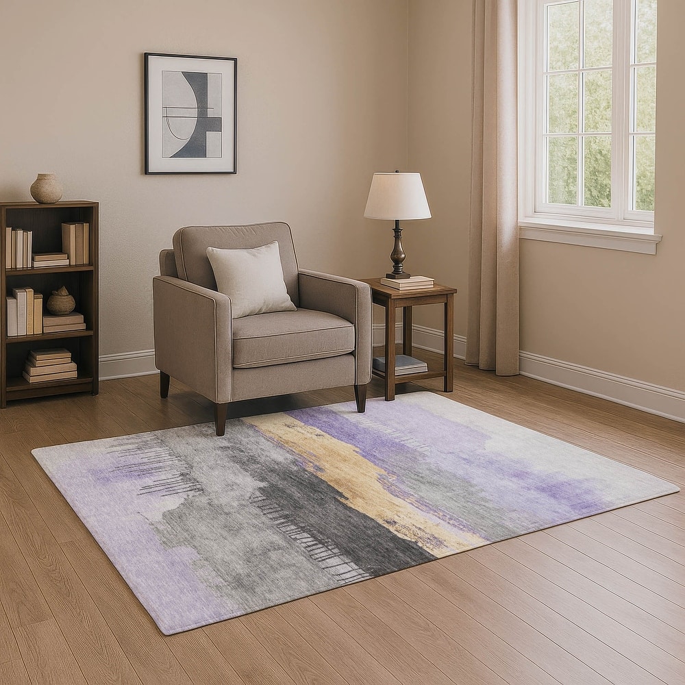 Premium Washable Super Soft Modern Glam Mayfield Rug