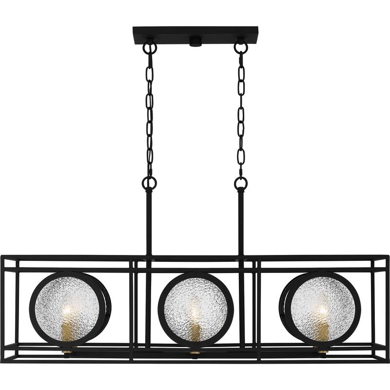 Chalamont 6-Light Earth Black Island Light - Earth Black