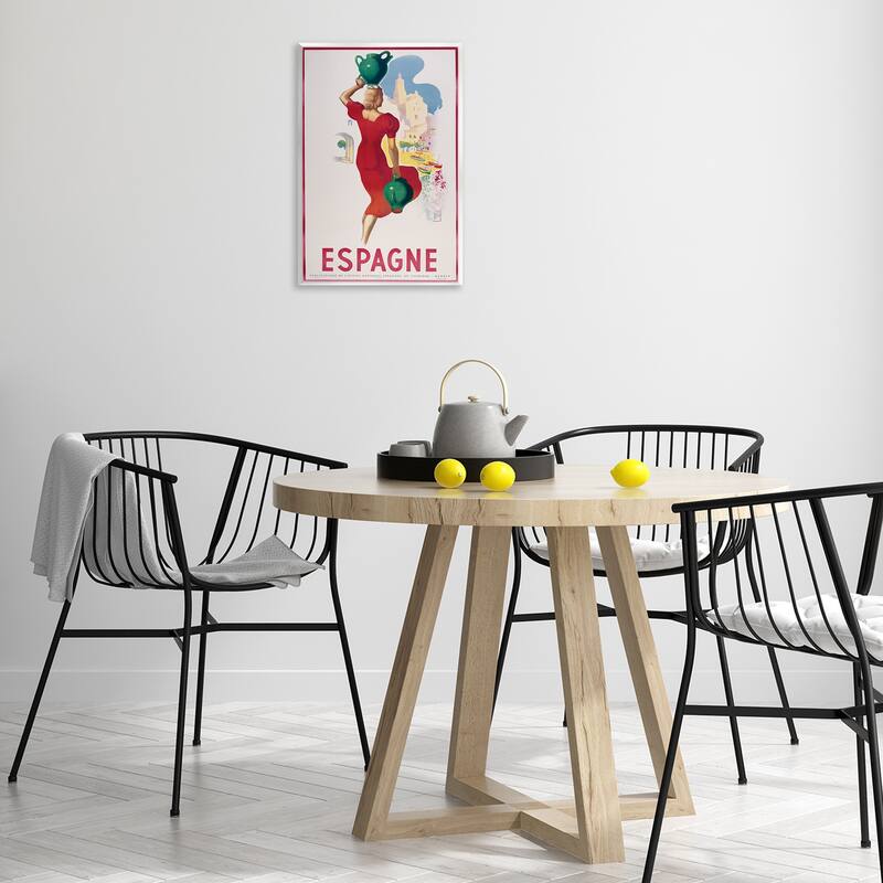 Stupell Vintage Spain Travel Advertisement Wall Plaque Art Design By Marcus Jules