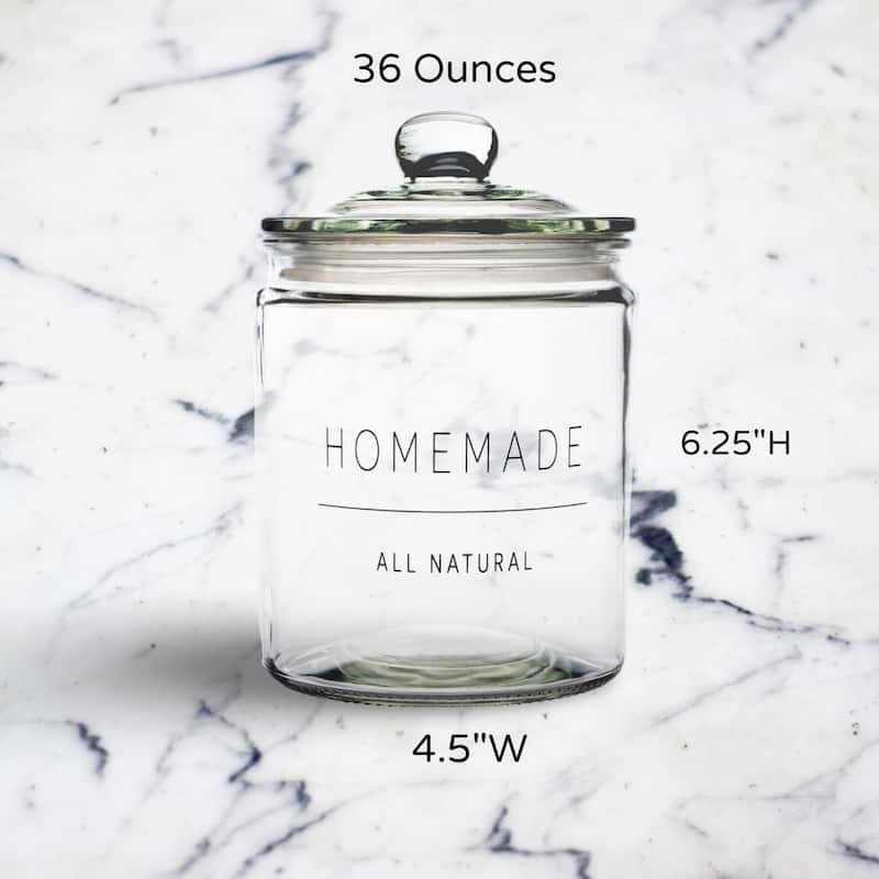 Amici Home Stockholm Glass Canister Small - 36 oz