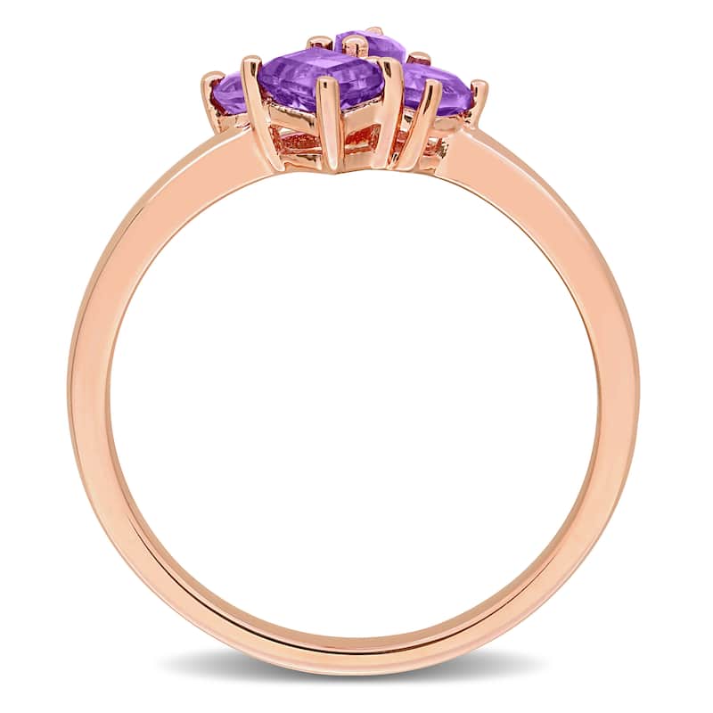 Miadora Multi-Gem Cluster Ring Sterling Silver