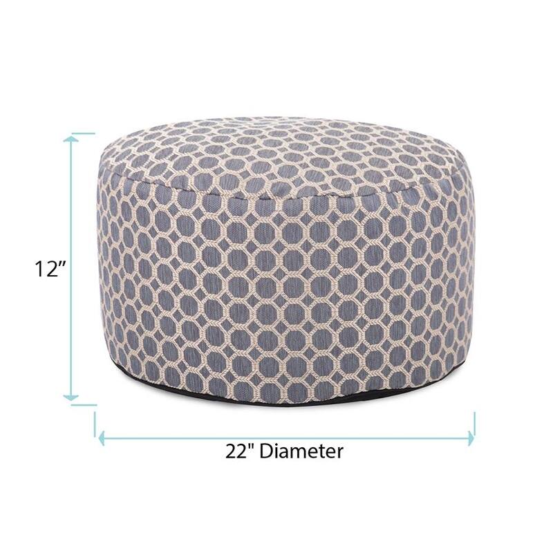 Allan Andrews Contemporary Foot Pouf, Pyth Collection