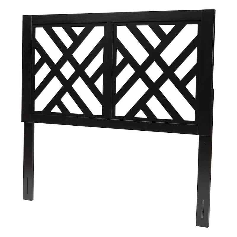 Aliya Modern Wood Headboard - Espresso - Queen