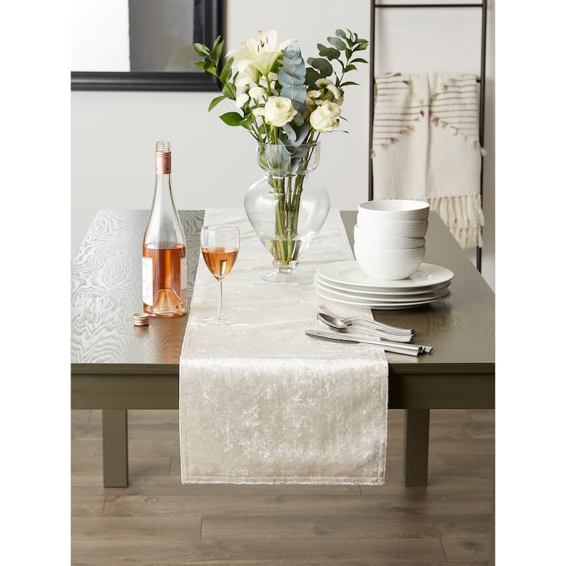 DII Velvet Table Runner 14x108