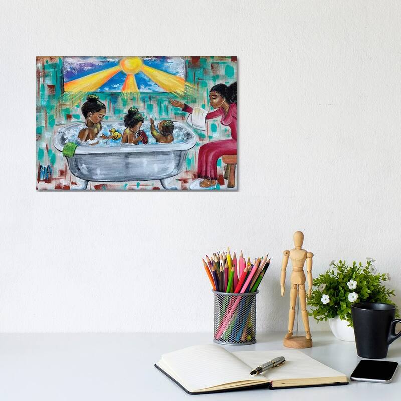 iCanvas "Lessons From Mommy" by Artist Ria Canvas Print - 8x12x0.75