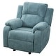 preview thumbnail 5 of 37, Chenille Manual Recliner with 3-Position Adjustable Backrest, Soft Foam Seat, Durable Frame, 330LB Weight Support