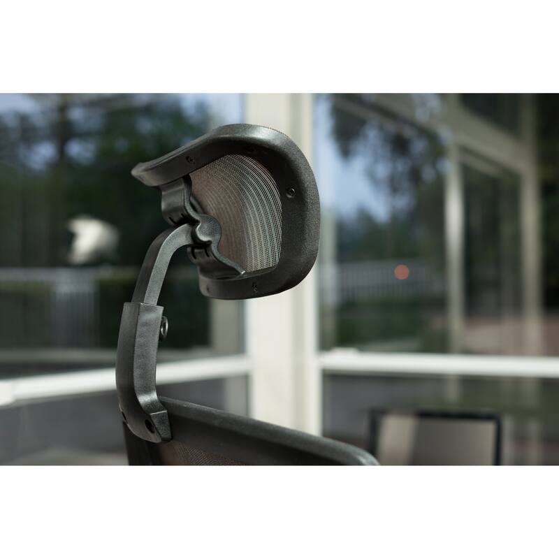 ErgoMax Office Fully Meshed Ergonomic Height Adjustable Brown Office Chair w/Armrests & Headrest, 52 Inch Max Height