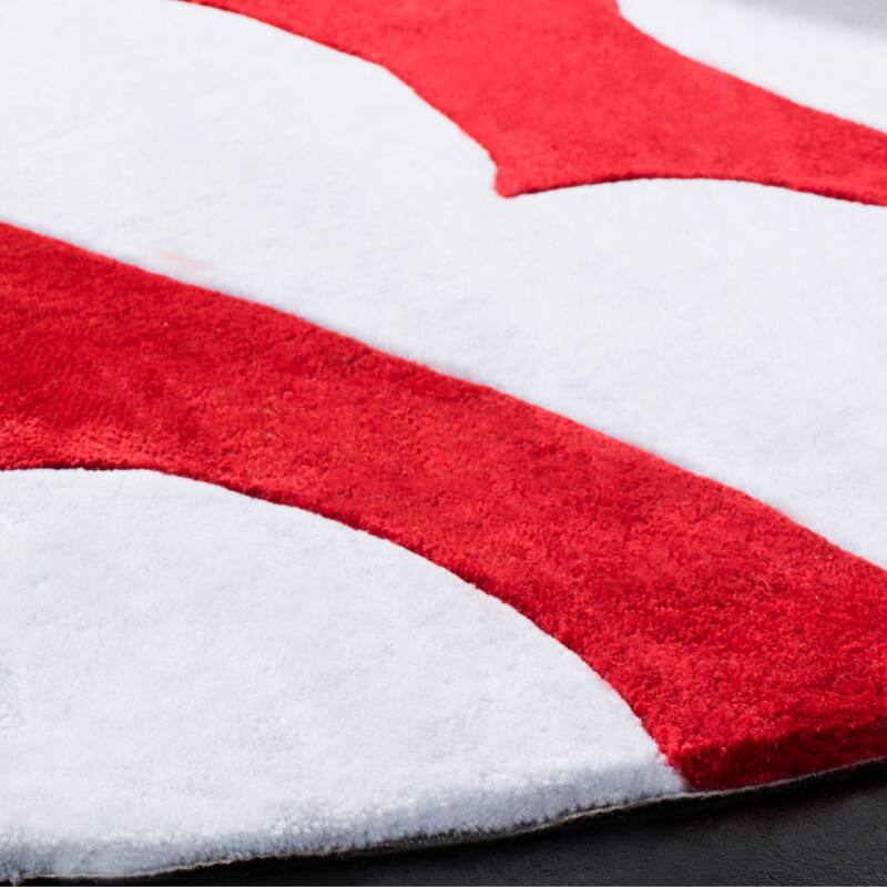 SAFAVIEH Handmade Modern Art Meene Modern Polyester Rug