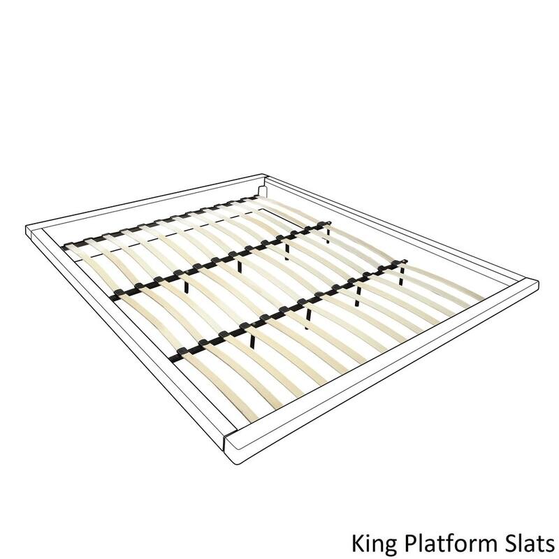 Marion Nailhead Wingback Tufted Upholstered Platform Bed by iNSPIRE Q Bold