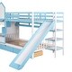preview thumbnail 11 of 25, Twin-Over-Twin Castle Style Bunk Bed