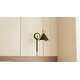 preview thumbnail 8 of 7, Arden 1-Light Matte Black Wall Sconce