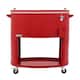 Permasteel Sporty Oval Shape Patio Cooler - Red