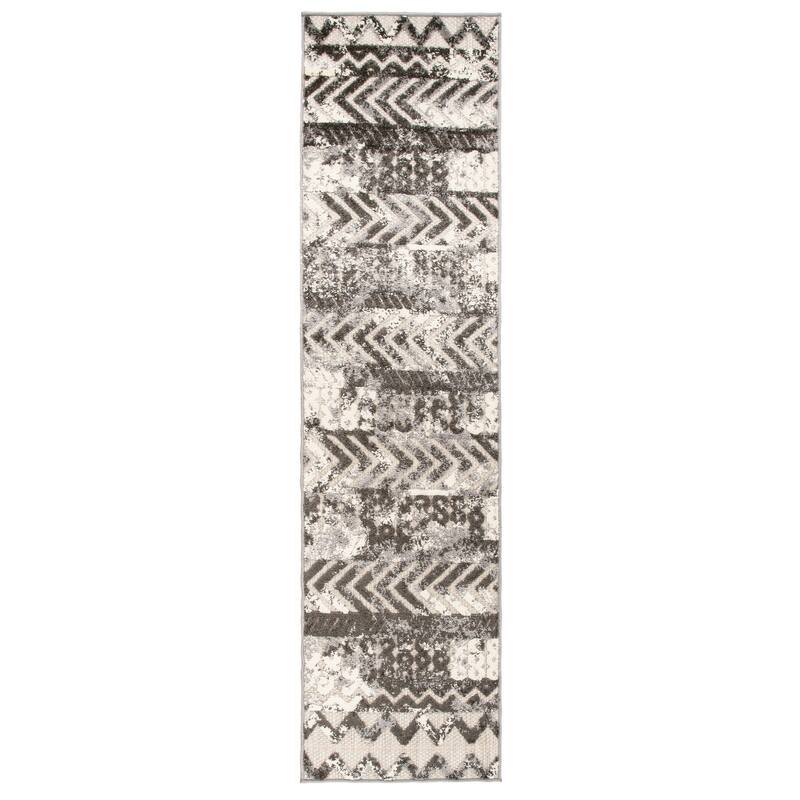 World Rug Gallery Turin Modern Geometric Bohemian Indoor/Outdoor Area Rug