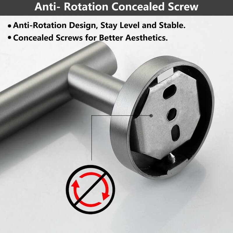AITINKAN 3-Piece Bath Hardware Set Towel Holder Set in Stainless Steel