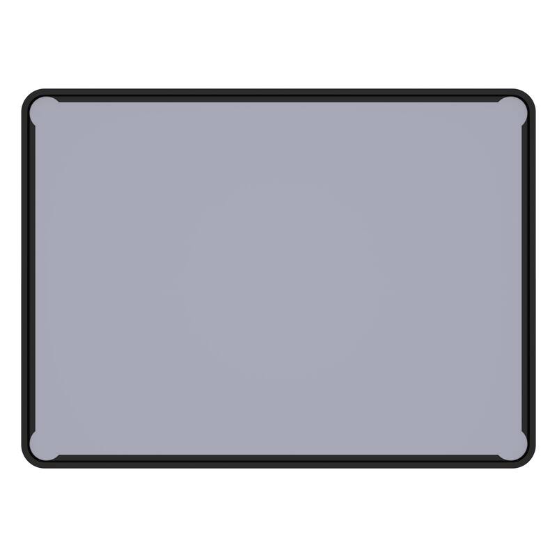 22 x 30 Inch Black Metal Framed Rectangular Tempered Bathroom Mirror for Wall - 29.72