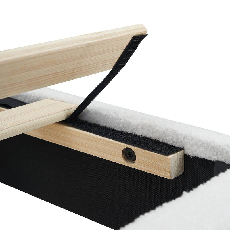 Upholstered Twin Size Platform with Headboard