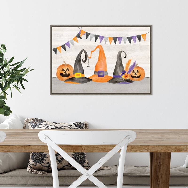 Sit a Spell landscape II by Tara Reed Canvas Art Framed - Sylvie Greywash