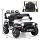 preview thumbnail 21 of 38, 12V Electric Kids Ride on Truck with Remote Control and Music - 41.5" x 26.5" x 27.5" (L x W x H)