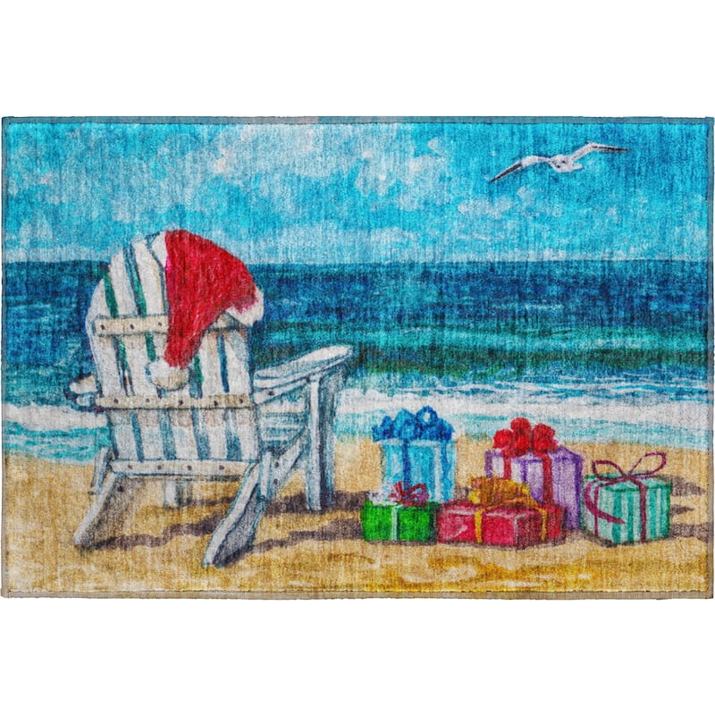 Premium Washable Super Soft Beach Christmas Mayfield Rug