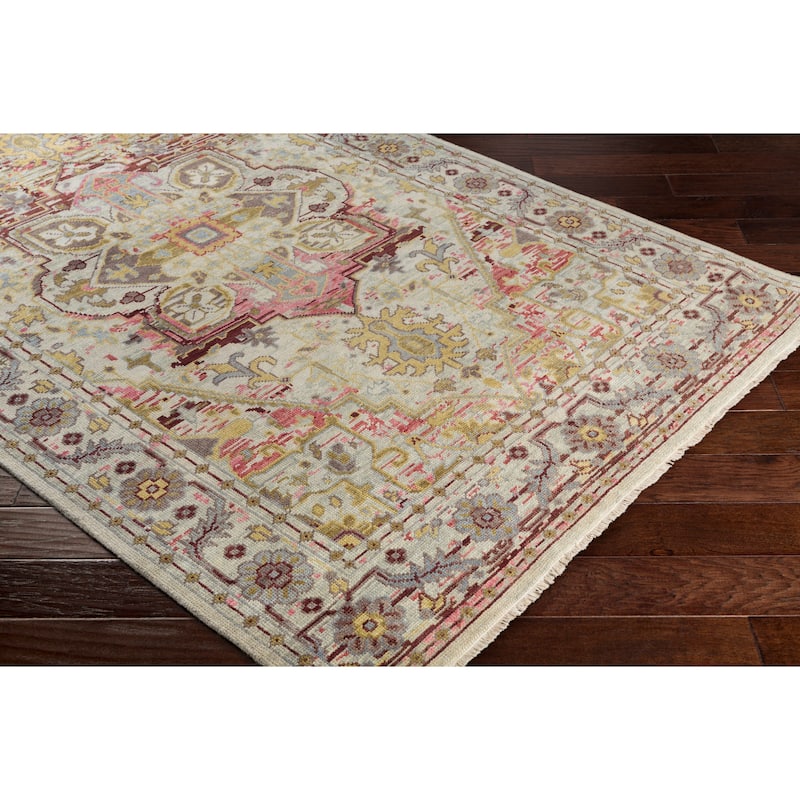 Hand-Knotted Bertilda Wool Area Rug - 9' x 13' - 9' x 13'