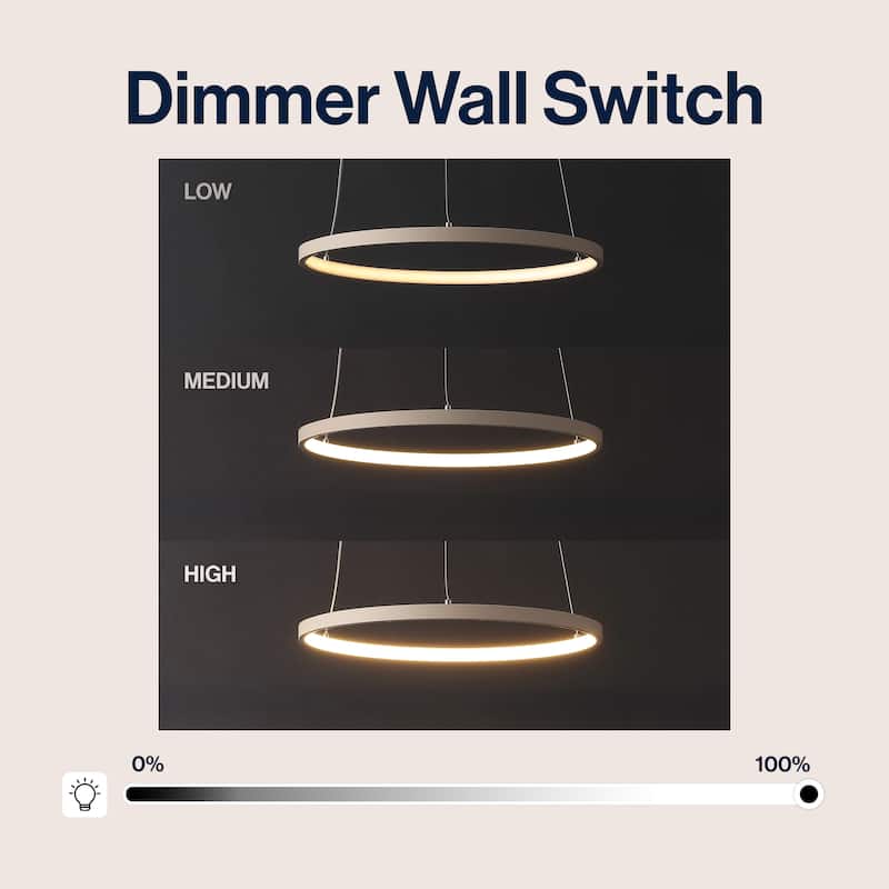 Kinsley Modern Bohemian Iron Integrated LED Pendant by JONATHAN Y
