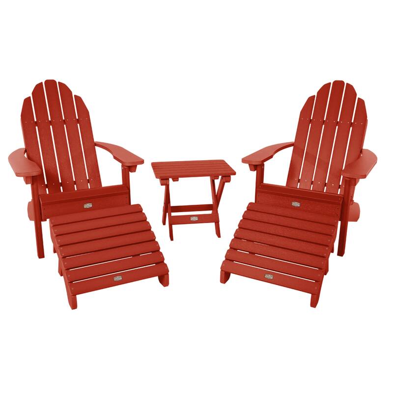 ELK OUTDOORS Adirondack Conversation Set - Rustic Red